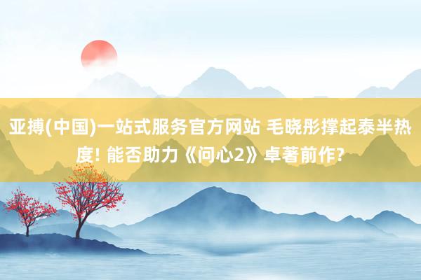 亚搏(中国)一站式服务官方网站 毛晓彤撑起泰半热度! 能否助力《问心2》卓著前作?